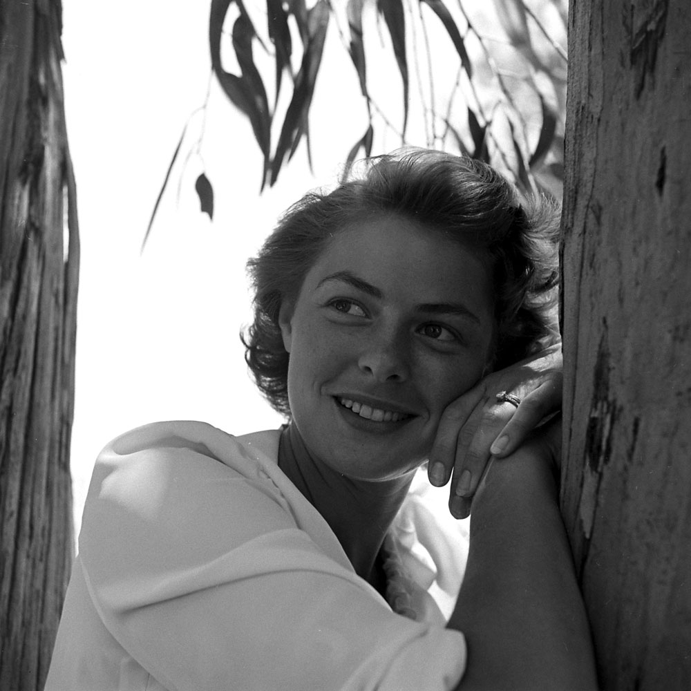 Ingrid Bergman in 1943, around the time she starred in For Whom The Bell Tolls. Ingrid Bergman in 1943, around the time she starred in For Whom The Bell Tolls.