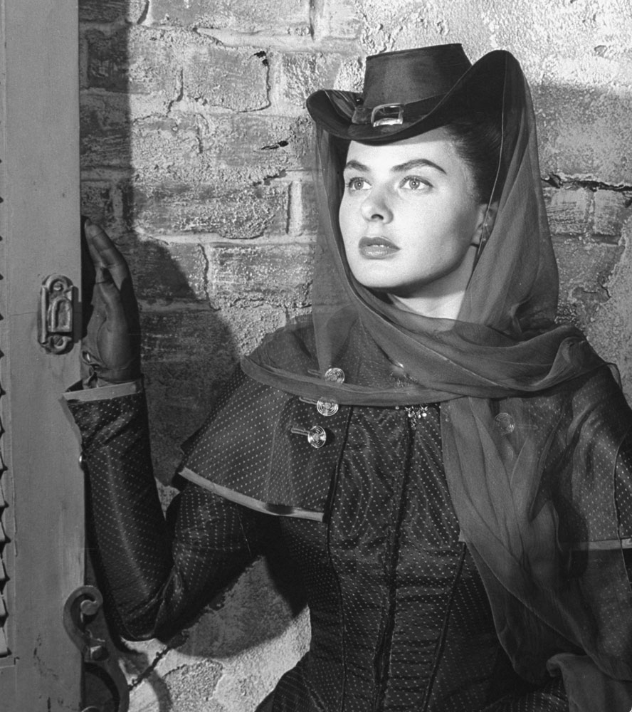 Ingrid Bergman in 1945 Ingrid Bergman in a scene from the 1945 movie, Saratoga Trunk.