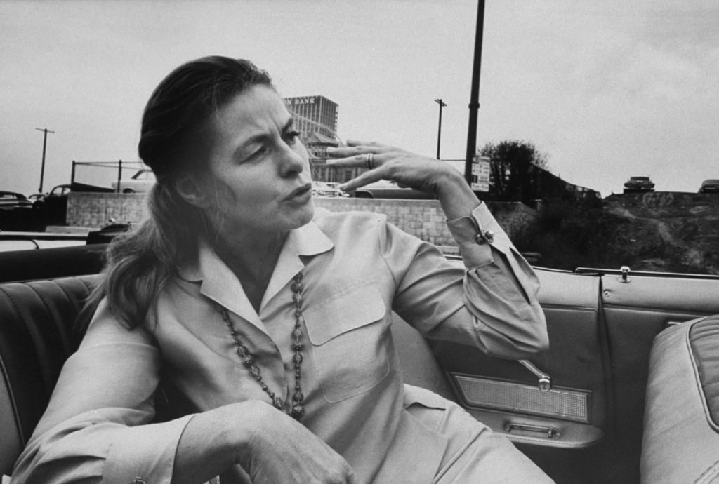 Absorbed in conversation, 52-year-old Ingrid Bergman rides through Los Angeles on her way to the theater where she'll perform in Eugene O'Neill's play, More Stately Mansions, in 1967. Absorbed in conversation, 52-year-old Ingrid Bergman rides through Los Angeles on her way to the theater where she'll perform in Eugene O'Neill's play, More Stately Mansions, in 1967.