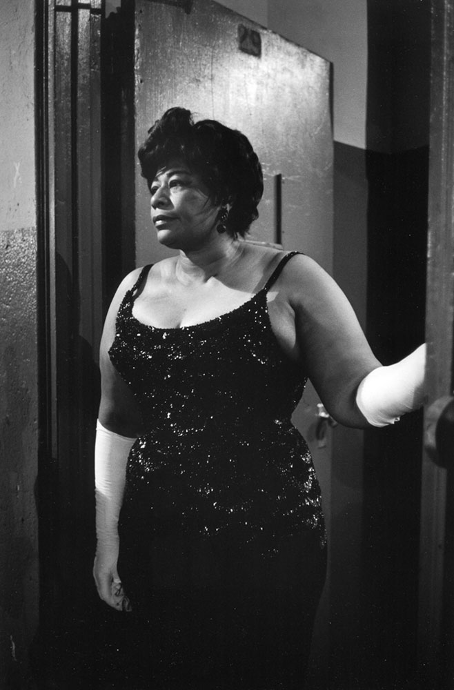 Ella Fitzgerald at the old Madison Square Garden in New York on the night Marilyn sang to John F. Kennedy, May 1962.
